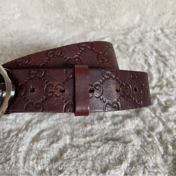 Gucci Square GG Leather Belt - Picture 13 of 14